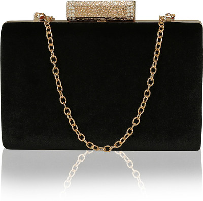 

Kleio Party Black Clutch