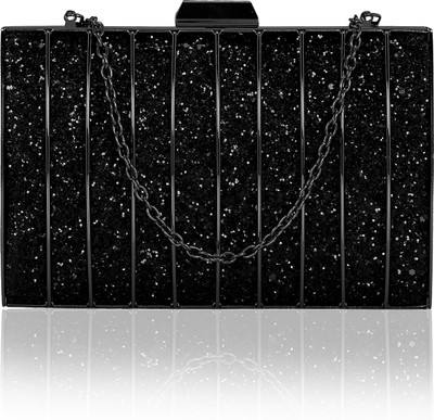

Kleio Party Black Clutch