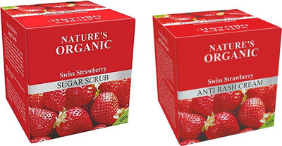 

Nature's anti rash cream & sugar scrub(Set of 2)