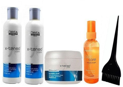 

studio Of Hair Brush,loreal professional X-tenso Shampoo Pack of 2 with Conditioner & Matrix Opti care Serum(Set of 5)