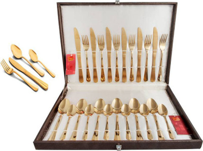 

Shapes Gracia Copper Cutlery Set(Pack of 24)
