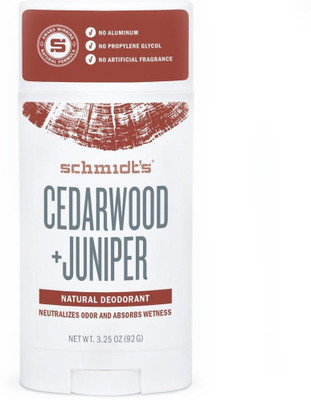 

Schmidt's Deodorant Cedarwood + Juniper Stick Deodorant Stick - For Men & Women(92 g)