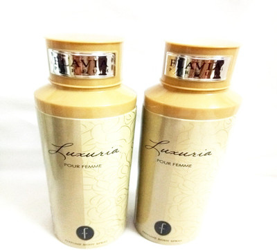 

Flavia LUXURIA Perfume Body Spray - For Women(400 ml, Pack of 2)