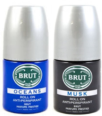 

Brut OCEANS AND MUSK Deodorant Roll-on - For Men(100 ml, Pack of 2)