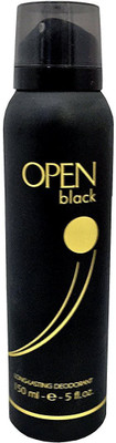 

Open Black Deodorant Spray - For Men & Women(150 ml)