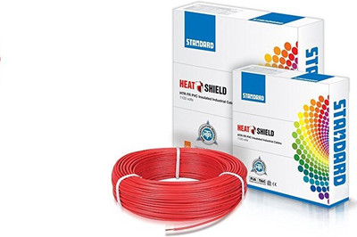 

standard HTR FV Pvc Inculated Red 90 m Wire(Red)