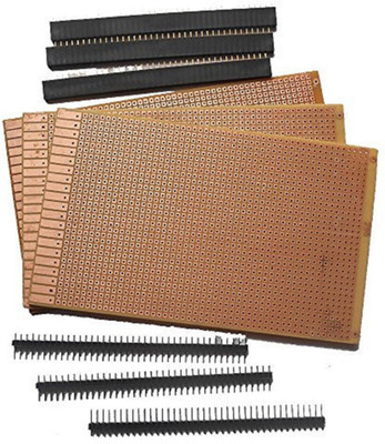 

SunRobotics General Purpose Printed Circuit Board-3 Pc + Female Berg strip-3Pc+ Male Berg strip-3Pc Electronic Components Electronic Hobby Kit