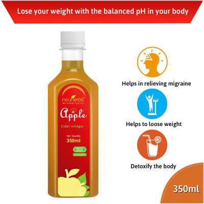 Neuherbs Apple Cider Vinegar 350 ml Apple Cider Vinegar(350 ml) available at flipkart for Rs.149