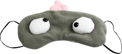 

SYGA Cartoon Sleep Eye Mask Adjustable Head Strap Funny Eye Mask For Sleeping_Grey(0 ml)