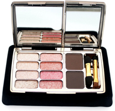 

Flikerway 8 Colors Diamond Bright Makeup Eyeshadow Palette Make Up Set Shimme Smoky Eye Shadow 20 g(07)