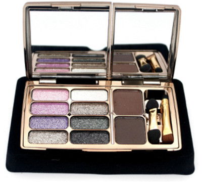 

Flikerway 8 Colors Diamond Bright Makeup Eyeshadow Palette Make Up Set Shimme Smoky Eye Shadow 20 g(03)