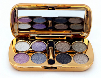 

Flikerway 8 Colors Waterproof Glitter Metallic Shimmer Eyeshadow Palette 16 g(Multicolor)