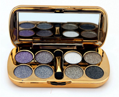 

Flikerway 8 Colors Waterproof Glitter Metallic Shimmer Eyeshadow Palette 16 g(03)