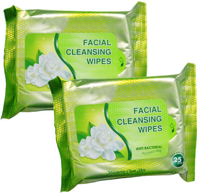 

One Personal Care Facial Cleansing Wipes | Jasmine(Pack of 50)