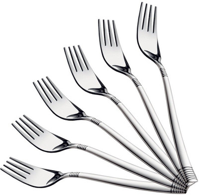 

Shapes Stainless Steel Fruit Fork Set(Pack of 12)