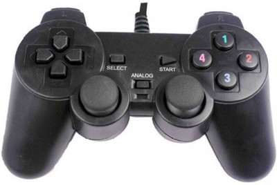 

TRAGBARE QHM7468-2V USB GAMEPAD (BLACK) Enjoy long, comfortable play sessions; thanks to smooth curves and grips. Gamepad(Black, For PC)