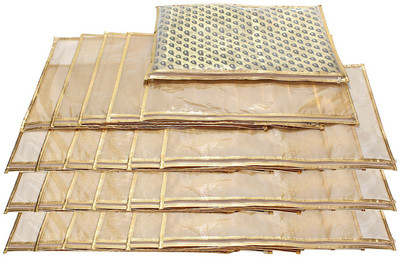 

BlushBees Transparent Saree Cover Bag, Pack of 24(Transparent)