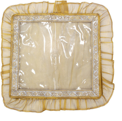 

BlushBees Golden Lace Transparent Saree Cover Bag(Multicolor)