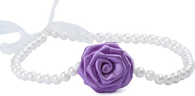 

Aarushi Creations Purple rose pearl tiara Head Band, Hair Band(Purple)