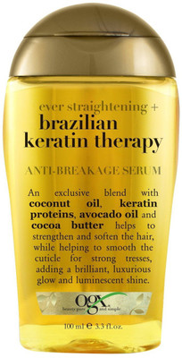 

OGX Anti-Breakage Serum, Ever Straight Brazilian Keratin Therapy(100 ml)
