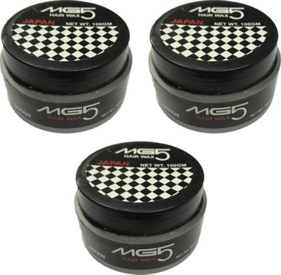 

MG5 Super Hold Hair Styler Hair Wax Pack of 3 -100 g Each NVL_HS_018 Wax(100 g)