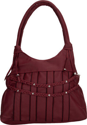 

Brover Hand-held Bag(Black, Maroon)