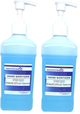 

Microsidd Hand Sanitizer(500 ml, Pump Dispenser, Pack of 2)