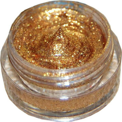 

glorist Wet Glitter Mac Eyeshadow Highlighter(Golden)