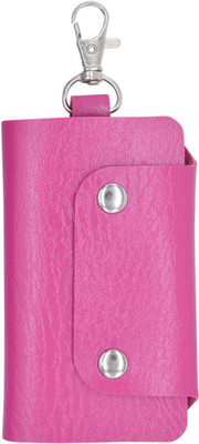 

Baluchi The Faux Leather Pouch Keychain/ Pink Key Pouch / Wallet Key Chain / Pink Wallet Key Chain / Pink Key Pouch / Faux Leather Wallet Keychain Key Chain