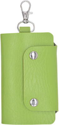 

Baluchi The Faux Leather Pouch Keychain/ Green Key Pouch / Wallet Key Chain / Green Wallet Key Chain / Green Key Pouch / Faux Leather Wallet Keychain Key Chain