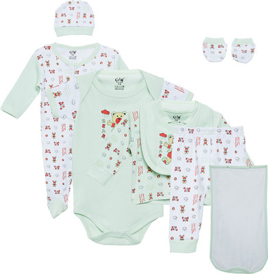 Camey Baby Boys & Baby Girls Casual Pyjama Bodysuit(Blue)