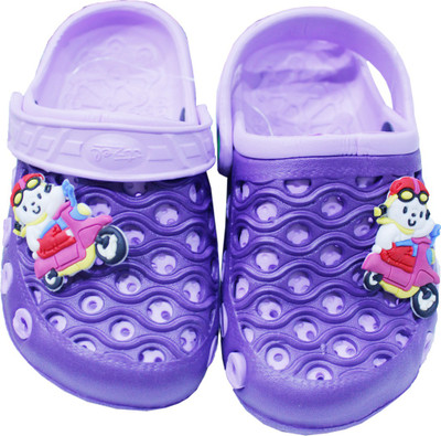 

Toys Factory Boys & Girls Sling Back Clogs(Multicolor, Purple