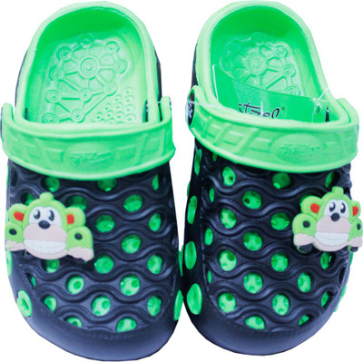 

Toys Factory Boys & Girls Sling Back Clogs(Multicolor, Green