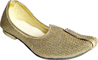 

Harshvardhanmart Boys & Girls Slip on Jutis(Gold, Golden