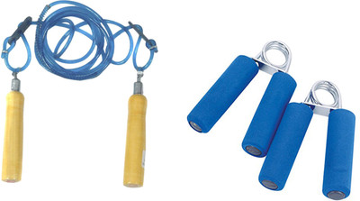 

PSE Home Gym Combo Fitness Set Of Skipping Rope & Hand Gripper Gym & Fitness Kit