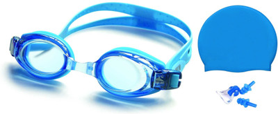 

Venom BLUE COLOR GOGGLES, CAP WITH EAR & NOSE PLUG Swimming Kit