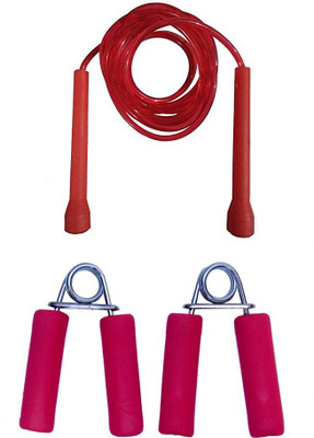 

PSE Home Gym Combo Fitness Set Of Skipping Rope & Hand Gripper Gym & Fitness Kit