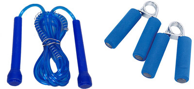 

PSE Home Gym Combo Fitness Set Of Skipping Rope & Hand Gripper Gym & Fitness Kit