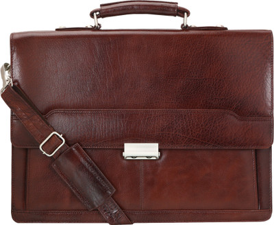 Charpe CHARLAP23001BR Medium Briefcase - For Men & Women(Brown)