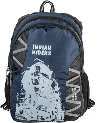 

Indian Riders 15.6 inch Laptop Backpack(Blue), Navy blue