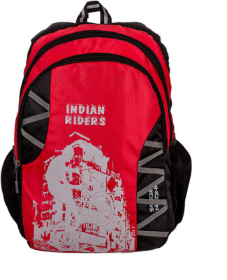 

Indian Riders 15.6 inch Laptop Backpack(Red)