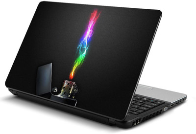 

PRINTCLUB Flame Laptop Sticker 15.6 inch-Laptop Skin-2018-269 Vinyl Laptop Decal 15.6