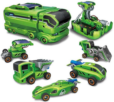

HALO NATION 7 in 1 Solar Energy Robotics Do it Yourself Kit for kids by Brands(Green)