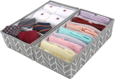 

HOKIPO Lingerie Storage Case(Bra and Panty, Pack of 2)