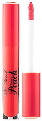 

Too Faced Sweet Peach Creamy Peach Oil Lip Gloss Tickle Me Peach(Peach)