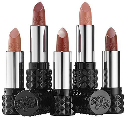 

Kat Von D Find Your Nude Studded Kiss Lipstick Set Full Size Shades(Brown)