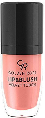 

Golden Rose Lipstick Blush Matte Lipgloss And Blusher(Pink)