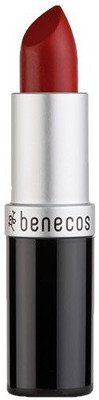 

Benecos Natural Lipstick Beautiful Deep Red Shade Long Lasting Gorgeous Color Soft & Smooth Moisturized Lips Organic Vegan(Red)