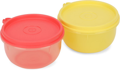 

Tupperware TWTRPCLTWN 2 Containers Lunch Box(250 ml), Green;red