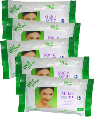 

One Personal Care Face & Eye Cosmetic Cleansing Wipes GRN (50 Cosmetic Pare Towelettes) | Makeup Remover(100 g)